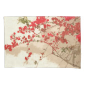 ブーゲンビリアによっては花の庭の芸術の枕カバーが開花します 枕カバー (正面)