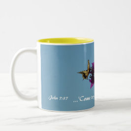 ブーゲンビリアのアゲハチョウ ツートーンマグカップ