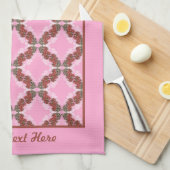 ブーゲンビリアのキッチンタオル キッチンタオル (四つ折り)