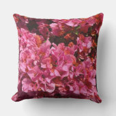 ブーゲンビリアのピンクの熱帯のバイニング低木の写真 アウトドアクッション (正面)