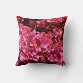 ブーゲンビリアのピンクの熱帯のバイニング低木の写真 クッション (裏面)