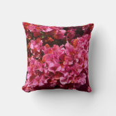ブーゲンビリアのピンクの熱帯のバイニング低木の写真 クッション (正面)