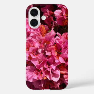 ブーゲンビリアのピンクの熱帯のバイニング低木の写真 iPhone 16ケース