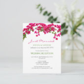 ブーゲンビリアの熱帯披露宴が駆け落ちた ポストカード (スタンド正面)