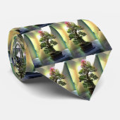 ブーゲンビリアの盆栽の木 ネクタイ (ロール)