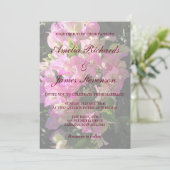 ブーゲンビリアの結婚式招待状 招待状 (スタンド正面)