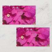 ブーゲンビリアの花の名刺 名刺 (正面/裏面)
