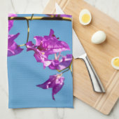 ブーゲンビリアの花 キッチンタオル (四つ折り)