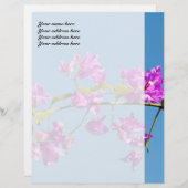 ブーゲンビリアの花 レターヘッド (正面/裏面)