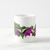ブーゲンビリアの蝶マグ コーヒーマグカップ (中央)