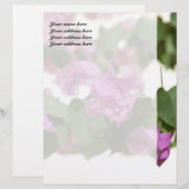 ブーゲンビリアパーソナライズされたレターヘッド レターヘッド (正面/裏面)