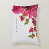 ブーゲンビリアフローラ地中海のギリシャ島 アクセントクッション (正面(垂直))