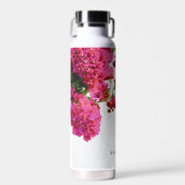 ブーゲンビリアフローラ地中海のギリシャ島 ウォーターボトル (正面)