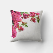 ブーゲンビリアフローラ地中海のギリシャ島 クッション (裏面)