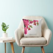 ブーゲンビリアフローラ地中海のギリシャ島 クッション (椅子)