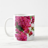 ブーゲンビリアフローラ地中海のギリシャ島 コーヒーマグカップ (左)