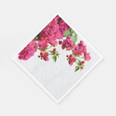 ブーゲンビリアフローラ地中海のギリシャ島 スタンダードランチョンナプキン (角)