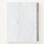 ブーゲンビリアフローラ地中海のギリシャ島 ノートブック (裏面)