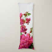 ブーゲンビリアフローラ地中海のギリシャ島 ボディピロー (正面縦)