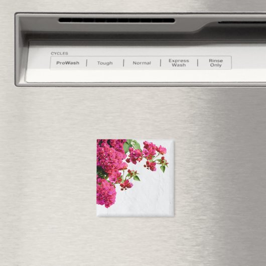 ブーゲンビリアフローラ地中海のギリシャ島 マグネット (インサイチュ (食洗機))