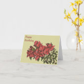 ブーゲンビリア折り畳みグリーティングカード カード (黄色い花)