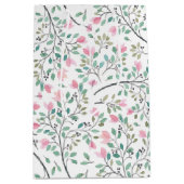 ブーゲンビリア水彩色 ミディアムペーパーバッグ (正面)