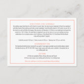 ブーゲンビリア水色アプリコ結婚ットの詳細 エンクロージャーカード (正面)