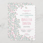 ブーゲンビリア第1聖餐式 招待状 (正面/裏面)