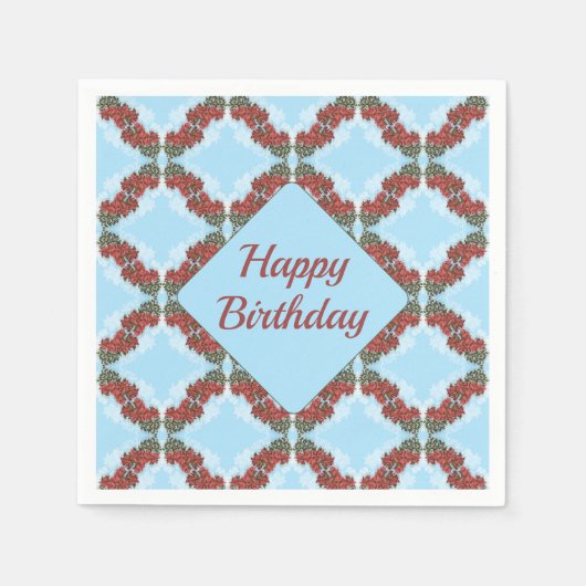 ブーゲンビリア紙ナプキンス スタンダードカクテルナプキン (正面)