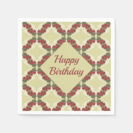 ブーゲンビリア紙ナプキンス スタンダードカクテルナプキン