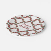 ブーゲンビリア紙プレート ペーパープレート (アングル)