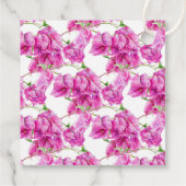 ブーゲンビリア紙結婚フラワーピンク感謝していズユー フェイバータグ (裏面)