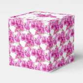 ブーゲンビリア結婚ピンク色 フェイバーボックス (正面サイド)