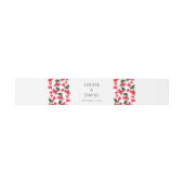 ブーゲンビリア花結婚式招待状ベリーバンド 招待状ベリーバンド (フラット)