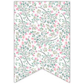 ブーゲンビリア赤ちゃんシャワー バンティングフラッグ (第1の旗)