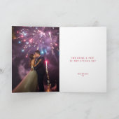 ブーゲンビリア赤結婚水感謝してい色 カード (内部)