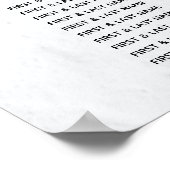 ブーゲンビリア・ギリシャ結婚島の座席表 ポスター (角)