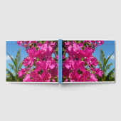 ブーゲンビリア&パームツリートロピカル自然シーン ゲストブック (全面)