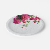 ブーゲンビリア メディテレーニアングリークアイランドウェディング ペーパープレート (アングル)