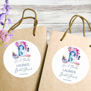 ブーゲンビリア 地中海挙式お祝いギフト ラウンドシール