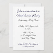 ブーゲンビリア 招待状 (裏面)