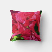ブーゲンビリーアクローズアップ装飾用クッション クッション (正面)