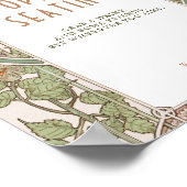 ブーゲンビリーオープンシーティングサインヴィンテージレトロ ポスター (角)