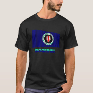 ブーゲンビルの自治区の振る旗 Tシャツ