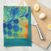 ブーゲンビル画像 キッチンタオル (四つ折り)