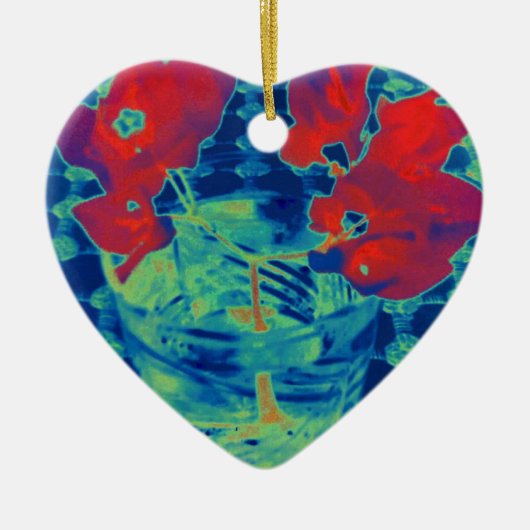 ブーゲンビル画像 セラミックオーナメント (正面)