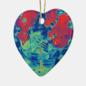 ブーゲンビル画像 セラミックオーナメント (左)