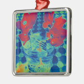 ブーゲンビル画像 メタルオーナメント (左)