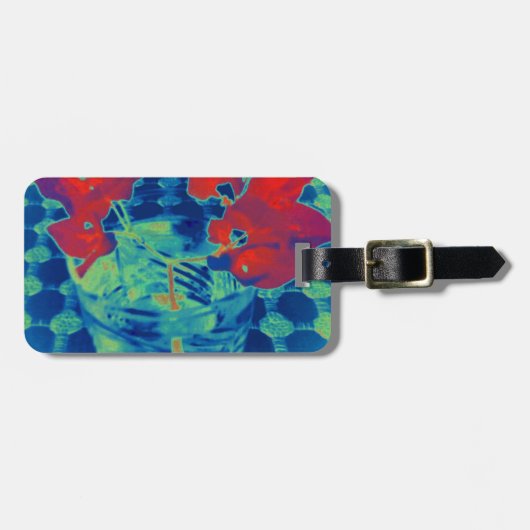 ブーゲンビル画像 ラゲッジタグ (正面横)