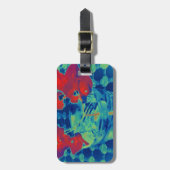 ブーゲンビル画像 ラゲッジタグ (正面縦)